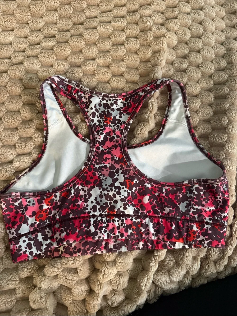 Nike Dri-FIT Pink Camo Sports Bra